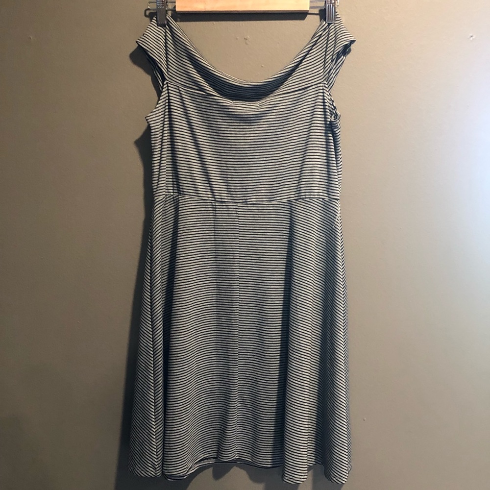 New Off The Shoulders Maurices Stripped Dress, M